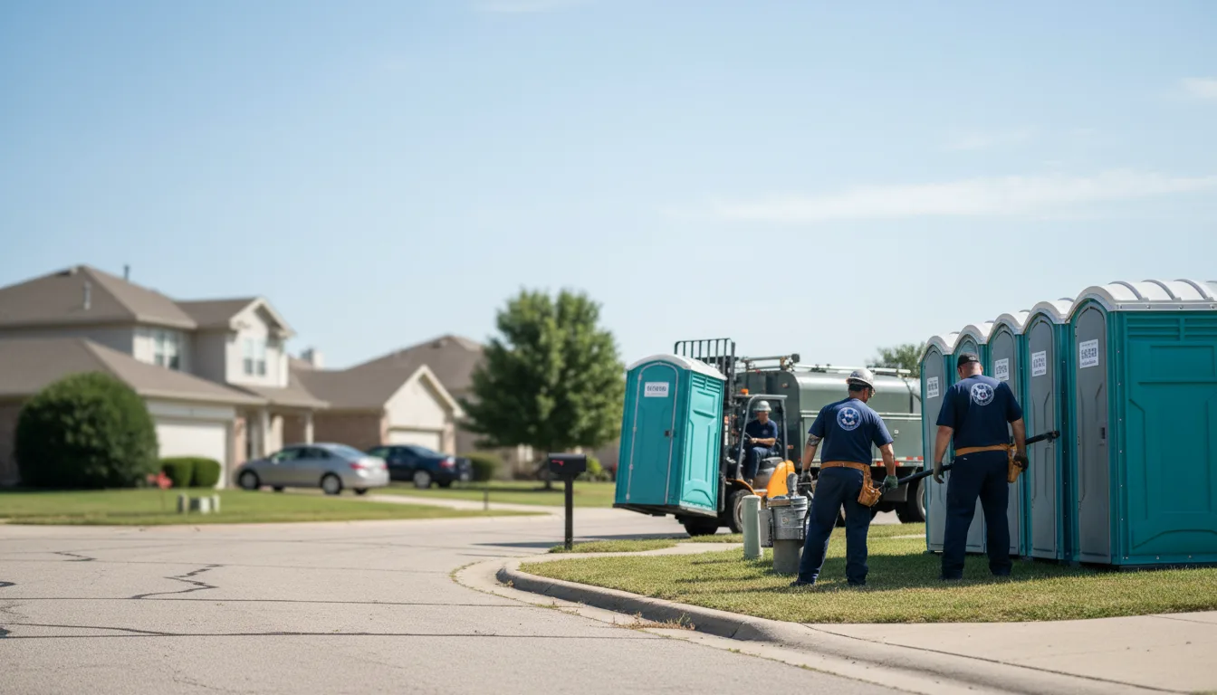 Porta Potty Rental in West Des Moines, IA near me
